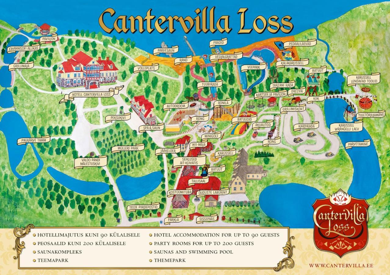 Cantervilla Castle Otepää Kültér fotó